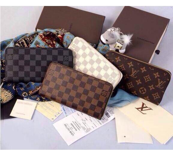 【ルイヴィトン LOUIS VUITTON】ファスナ付き 長財布メンズファッション イタリア　スーパーブランド